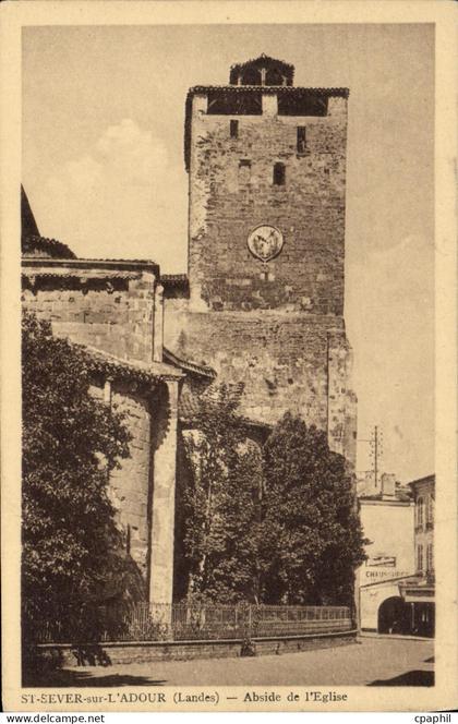 CPA Saint Sever sur Adour Abside de l Eglise