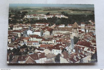 Cpm 1972, Saint Sever, vue générale aérienne et cité Montadour, Landes 40