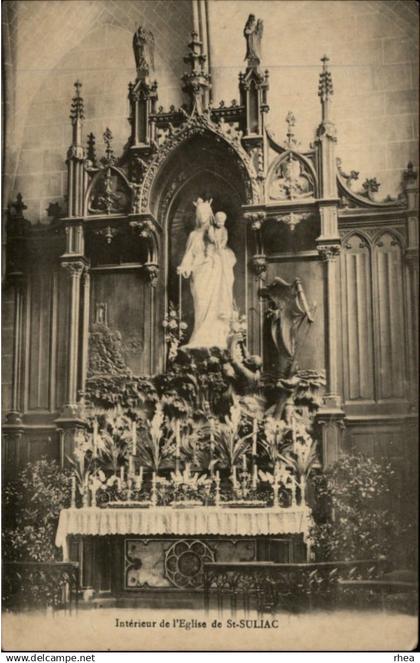 35 - SAINT-SULIAC - Intérieur église