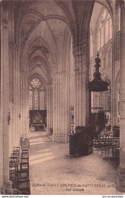 91 SAINT SULPICE DE FAVIERES EGLISE DE SAINT SULPICE DE FAVIERES