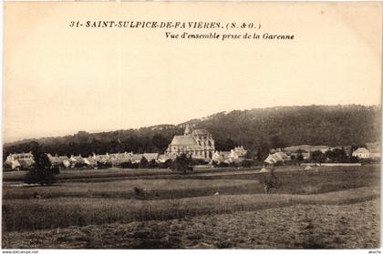 CPA SAINT-SULPICE-de-FAVIERES Vue d'Ensemble prise de la Garenne (1354321)