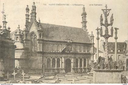 CPA Saint Thegonnec L'Ossuaire et Calvaire