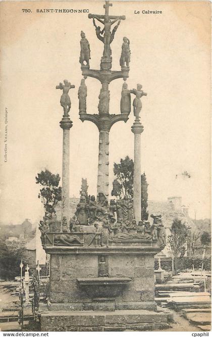 CPA Saint Thegonnec le Calvaire
