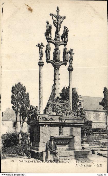 CPA Saint Thegonnec Le calvaire