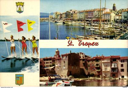 CPM La Cote d'Azur Saint Tropez Le Port La Ponche