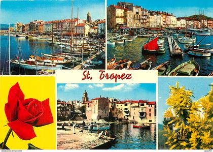 CPM La Cote d'Azur Saint Tropez Var Le Port Vieux port des Pecheurs