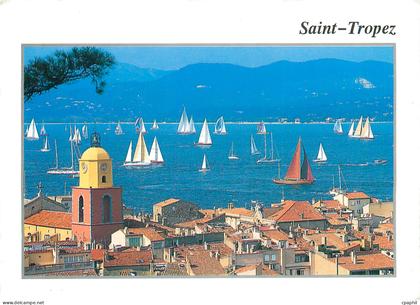 CPM Saint Tropez Le village durant la Noulargue