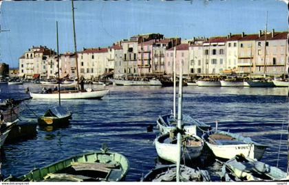 Saint Tropez - Le Quai Jean Jaures et la Vieille Tour - CPA