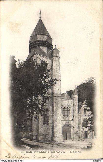 CPA Saint Valery en Caux L'Eglise