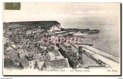 CPA Saint Valery En Caux Les Falaises d'aval