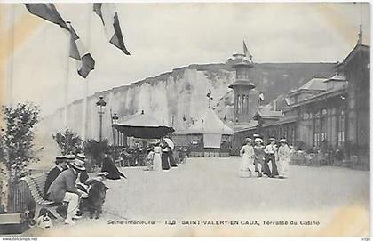 CPA Saint-Valery-en-Caux Terrasse du Casino