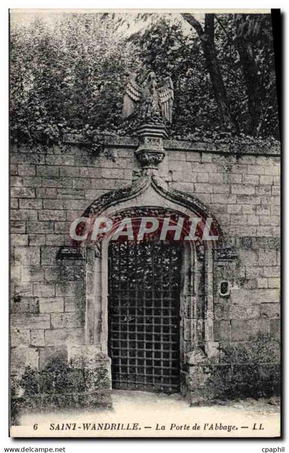 CPA Saint Wandrille La Porte De l'Abbaye