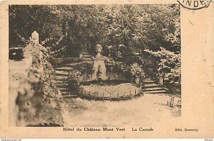 83 - Saint Zacharie - Hotel du Château Mont Vert - La Cascade - CPA - Oblitération ronde de 1932 - Voir Scans Recto-Vers