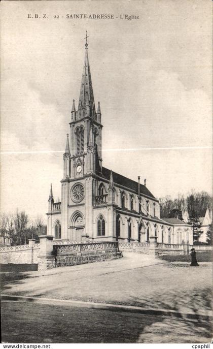 CPA Sainte Adresse L Eglise