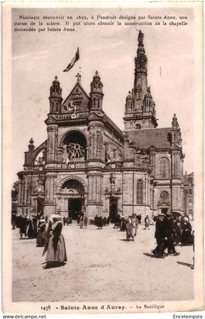 CPA Carte Postale France  Sainte-Anne-d'Auray  Basilique  VM102253