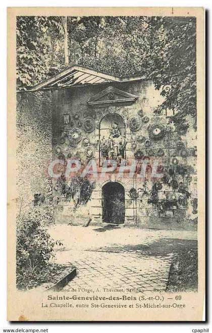 CPA Sainte Genevieve des Bois S et O La Chapelle entre Ste Genevieve et St Michel sur Orge