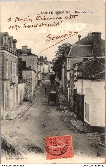 (*25/09/25) 85-CPA SAINTE HERMINE