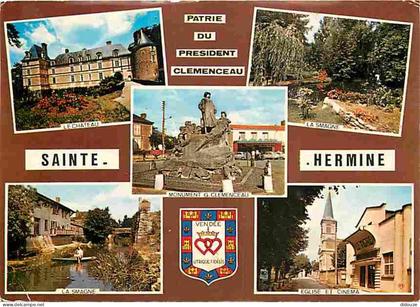 Carte Postale - 85 - Sainte Hermine - Patrie du Président Clémenceau - Multivues - CPM - Voir Scans Recto-Verso - Poscar