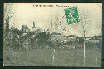 Sainte hermine - vue générale    - qv55