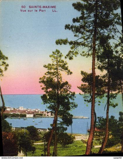 CPA Sainte Maxime Vue sur le Port