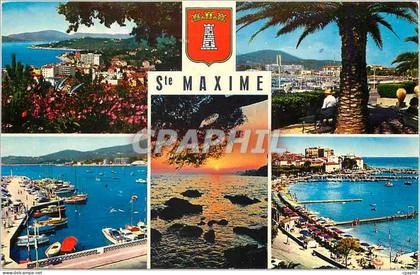 CPM La Cote d'Azur Sainte Maxime sur Mer (Var) Vue generale la Place des Palmiers