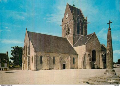 SAINTE MERE EGLISE . Eglise . Calvaire .