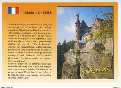 {86487} 67 Bas Rhin Mont Sainte Odile , L' Histoire de Sainte Odile