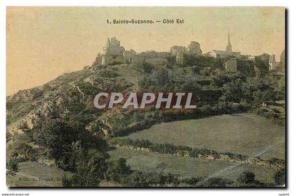 CPA Sainte Suzanne Cote Est (carte toilee)
