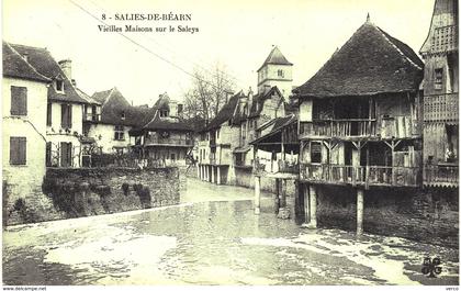 Carte postale ancienne de SALIES de BEARN