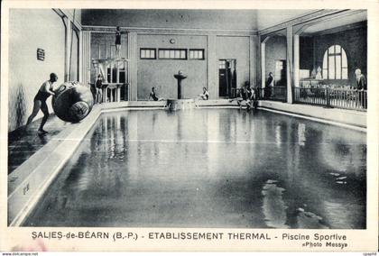 CPA Salies de Bearn (B -P ) Etablissement Thermal Piscine Sportive