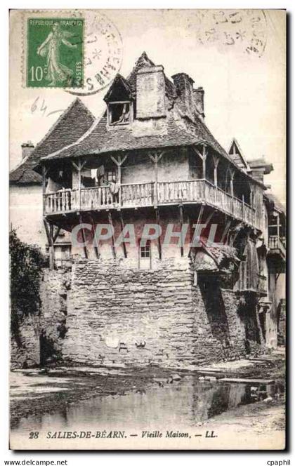 CPA Salies De Bearn Vieille Maison