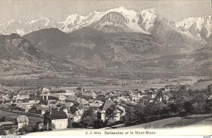 CPA Sallanches et le Mont Blanc