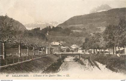 CPA Sallanches L'Evaux et les Quatre Tetes