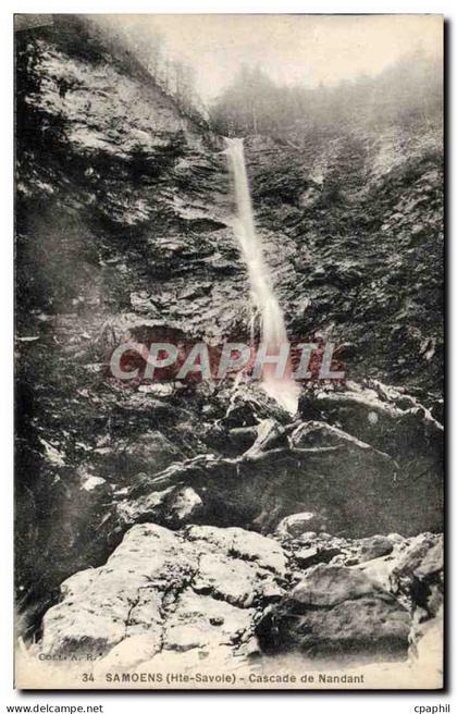 CPA Samoens Cascade de Nandant