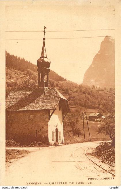 CPA Samoens Chapelle de Berouze