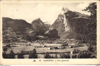 CPA Samoens Vue generale