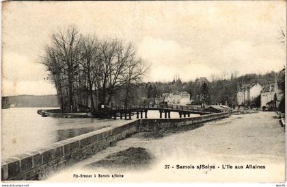 CPA SAMOIS-sur-SEINE L'Ile aux Allaines (1320000)