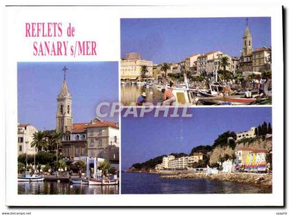 CPM Souvenir de Sanary sur Mer (carte toilee)