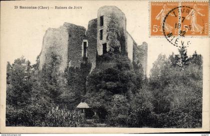 CPA SANCOINS ruines de Jouy