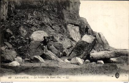 CPA Sangatte Les Falaise du Blanc Nez