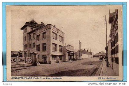 SANGATTE -Plage -- Route Nationale