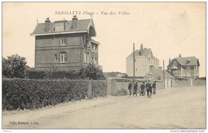 SANGATTE - vue des villas.