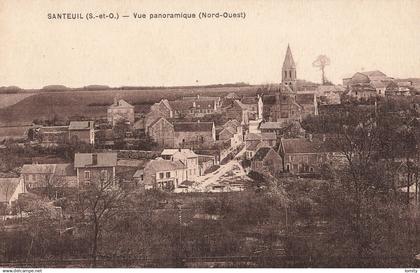 95 Santeuil vue panoramique nord ouest CPA
