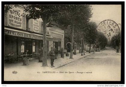 95 Sarcelles restaurant carte pub hotel passage a niveau D95D K95585K C95585C RH091292