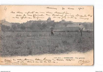 SARRIANS - Vue générale - très bon état