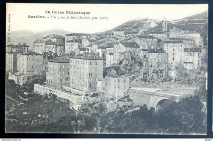 cpa de Corse 20-2A Sartène -- vue prise de Saint Damien   AVR20-27