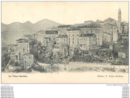 SARTENE  LE VIEUX SARTENE ENVOYEE DE SARTENE EN 1904