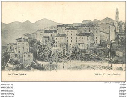 SARTENE  LE VIEUX SARTENE ENVOYEE DE SARTENE EN 1904