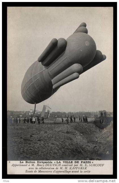 78 - SARTROUVILLE - dirigeable ballon - La Ville de Paris
