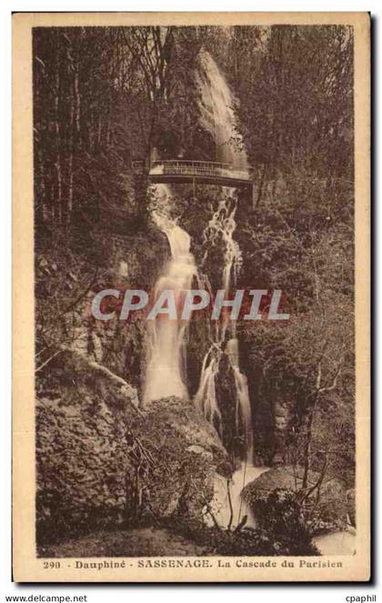 CPA Dauphine sassenage cascade du parisien